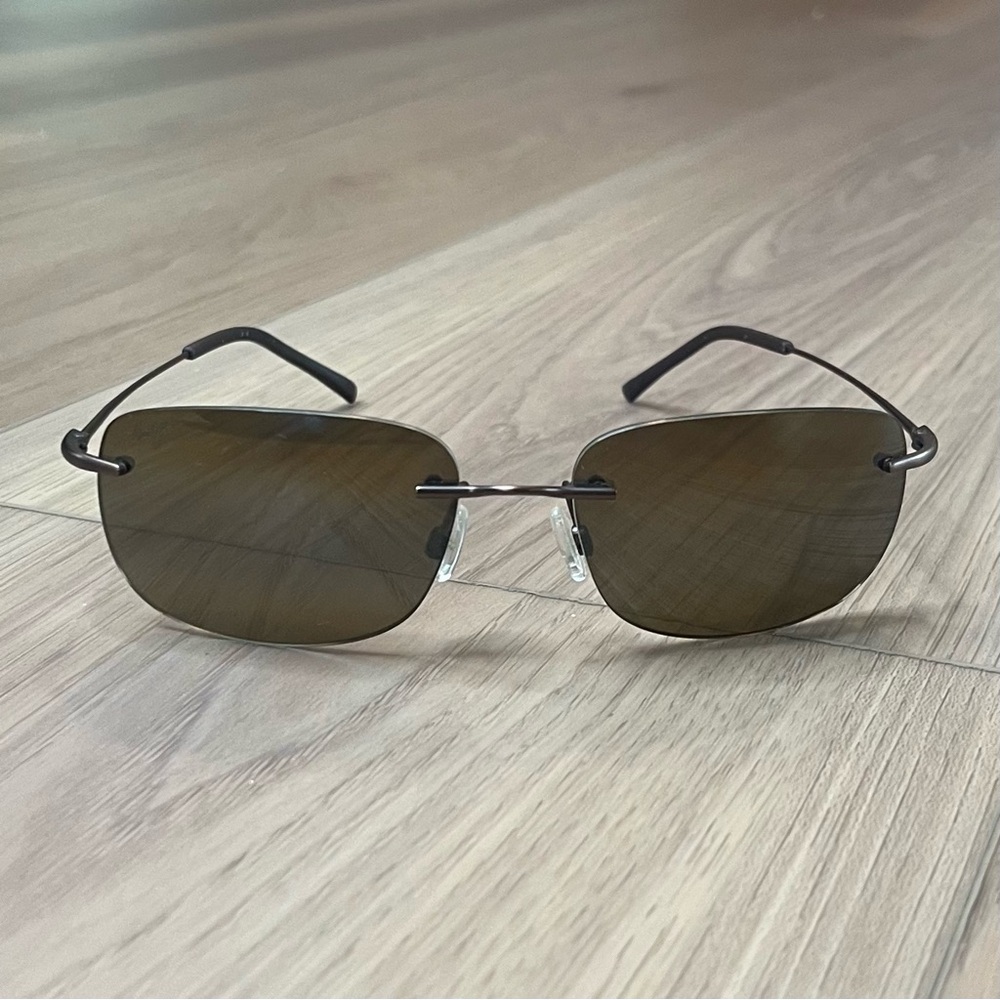 Stylish Bronze Rimless Sunglasses (Final Offer)